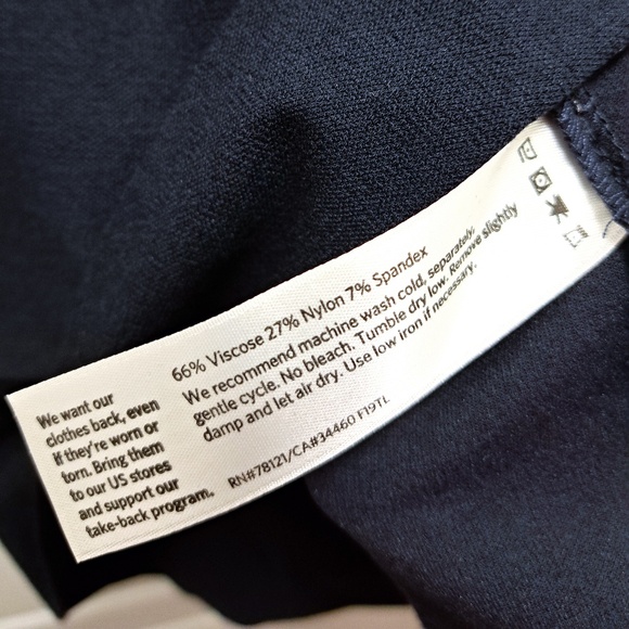 Eileen Fisher Lightweight Washable Crepe Round Neck Tunic Midnight Size 2X - Picture 13 of 13